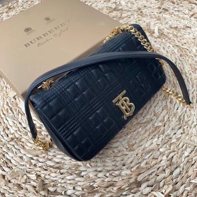 GLAMI Quilted MeGLAMIum Lola Bag Monogram Black For Women, Bags 11in/28cm 80217011