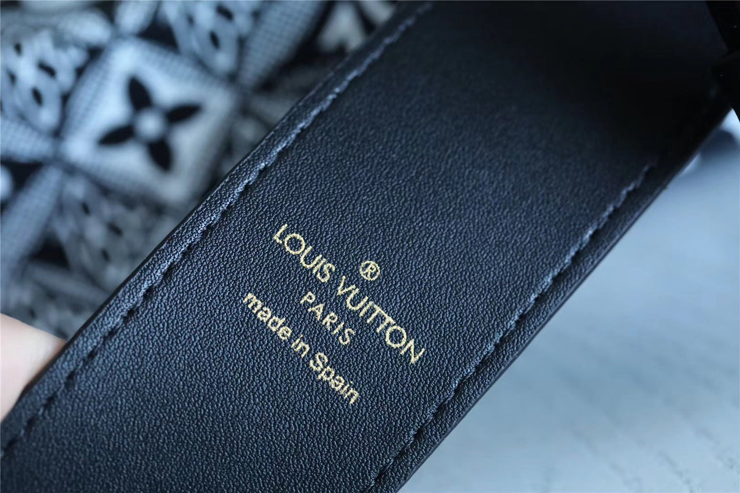LV Petite Malle Jacquard SinGLAMI 1854 Black For Women, WomenÃ¢â‚¬â„¢s Handbags, Shoulder Bags And Crossbody Bags 7.5in/19cm LV