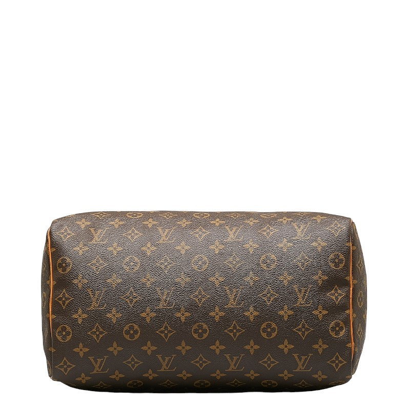 Louis Vuitton Monogram Speed 35 Handbag M41107 Brown PVC Leather  Louis Vuitton