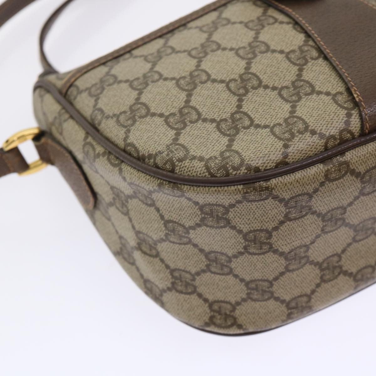 GUCCI GG Canvas Web Sherry Line Shoulder Bag Beige Red 89.02.032 ep1041