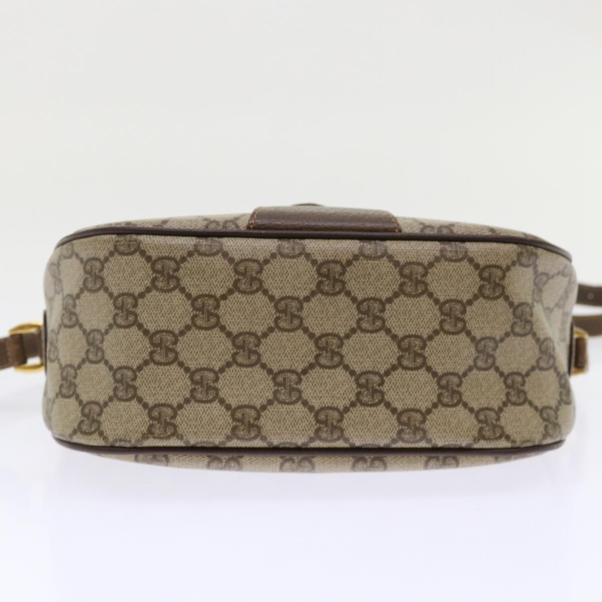 GUCCI GG Canvas Web Sherry Line Shoulder Bag Beige Red 89.02.032 ep1041
