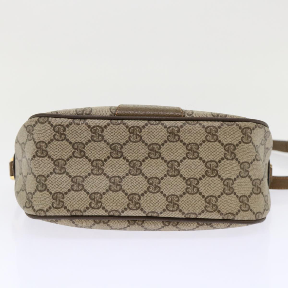 GUCCI GG Canvas Web Sherry Line Shoulder Bag Beige Red 89.02.032 ep1044