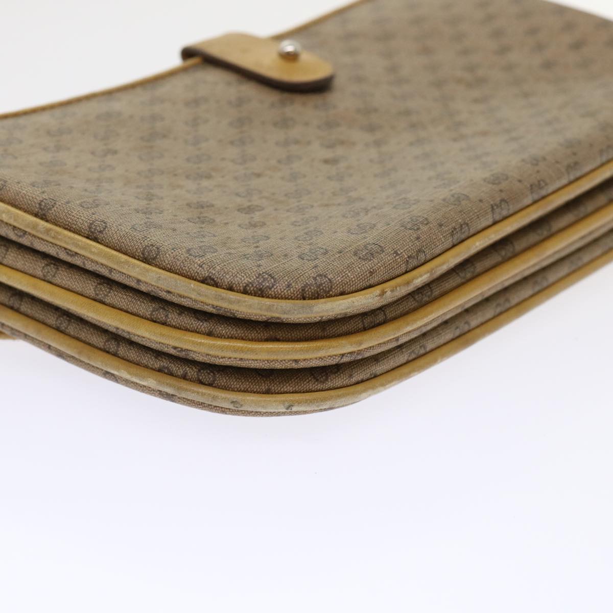 GUCCI Micro GG Canvas Shoulder Bag PVC Leather Beige 004•106•0024 ep1082