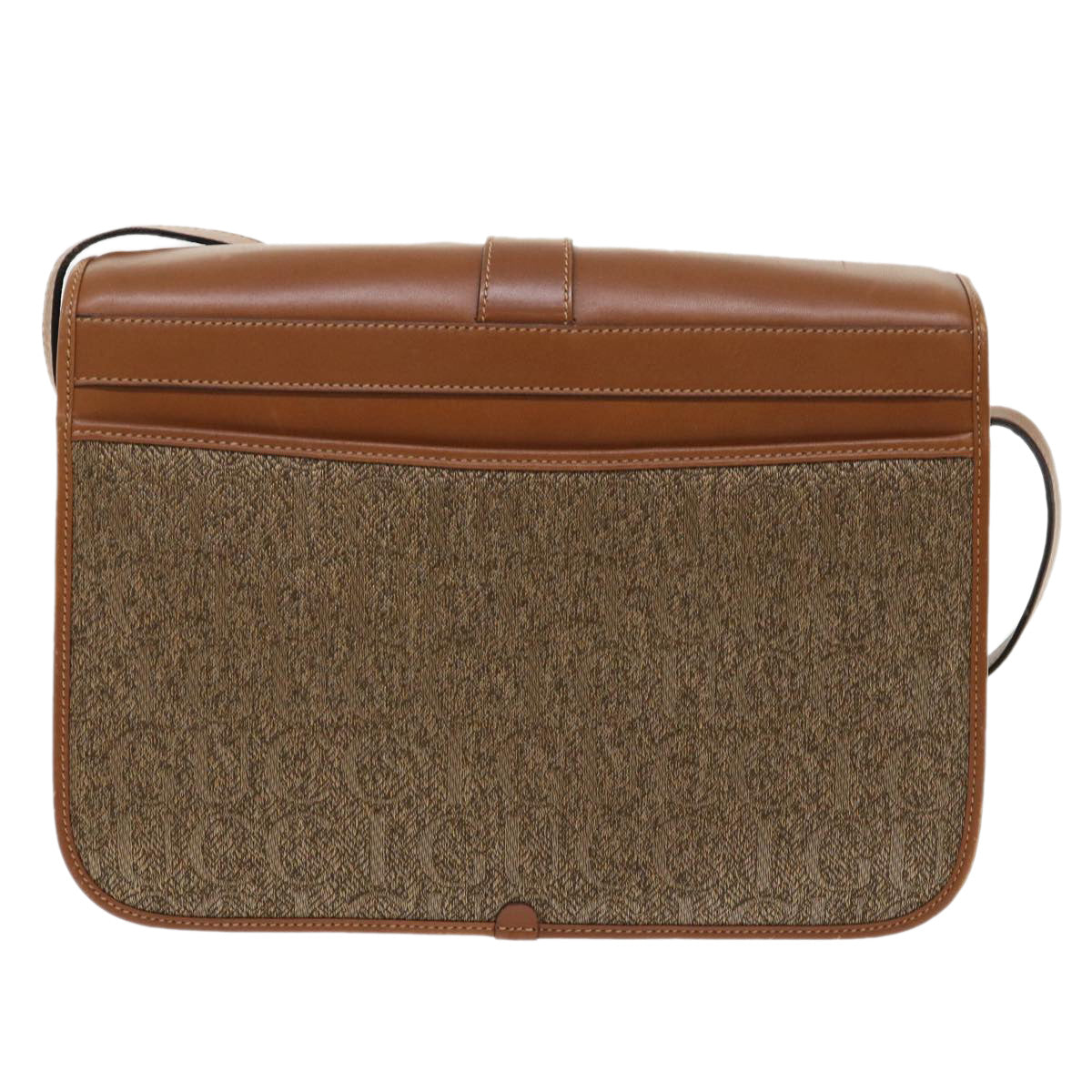 GUCCI Shoulder Bag Canvas Leather Brown 001-113-0613 ep1095
