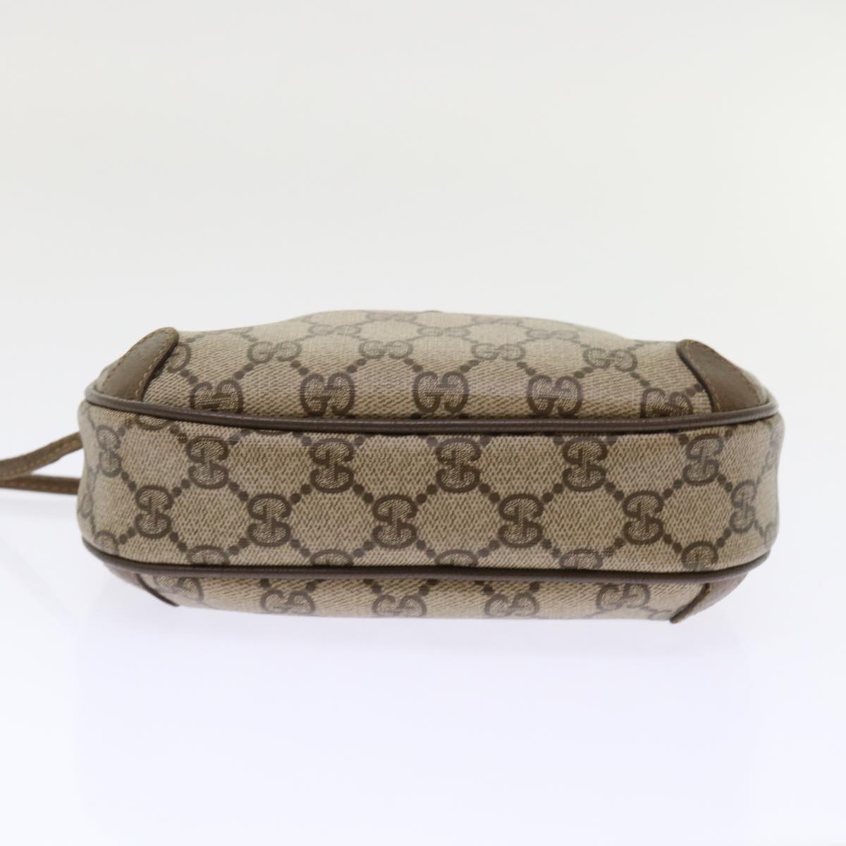 GUCCI GG Canvas Web Sherry Line Shoulder Bag Beige Red 89.02.066 ep1110