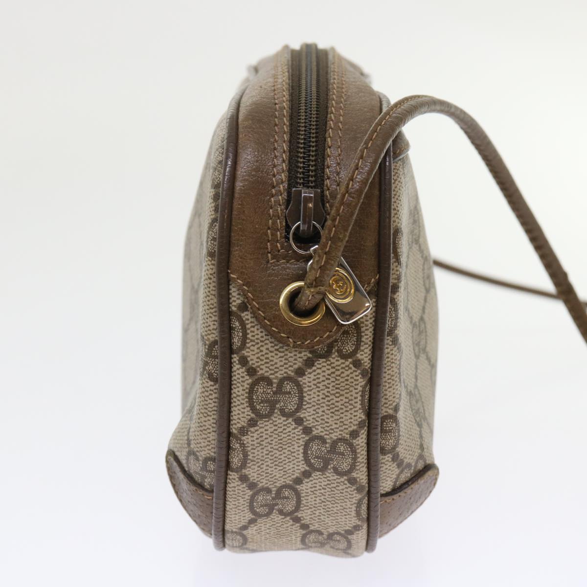 GUCCI GG Canvas Web Sherry Line Shoulder Bag Beige Red 89.02.066 ep1110