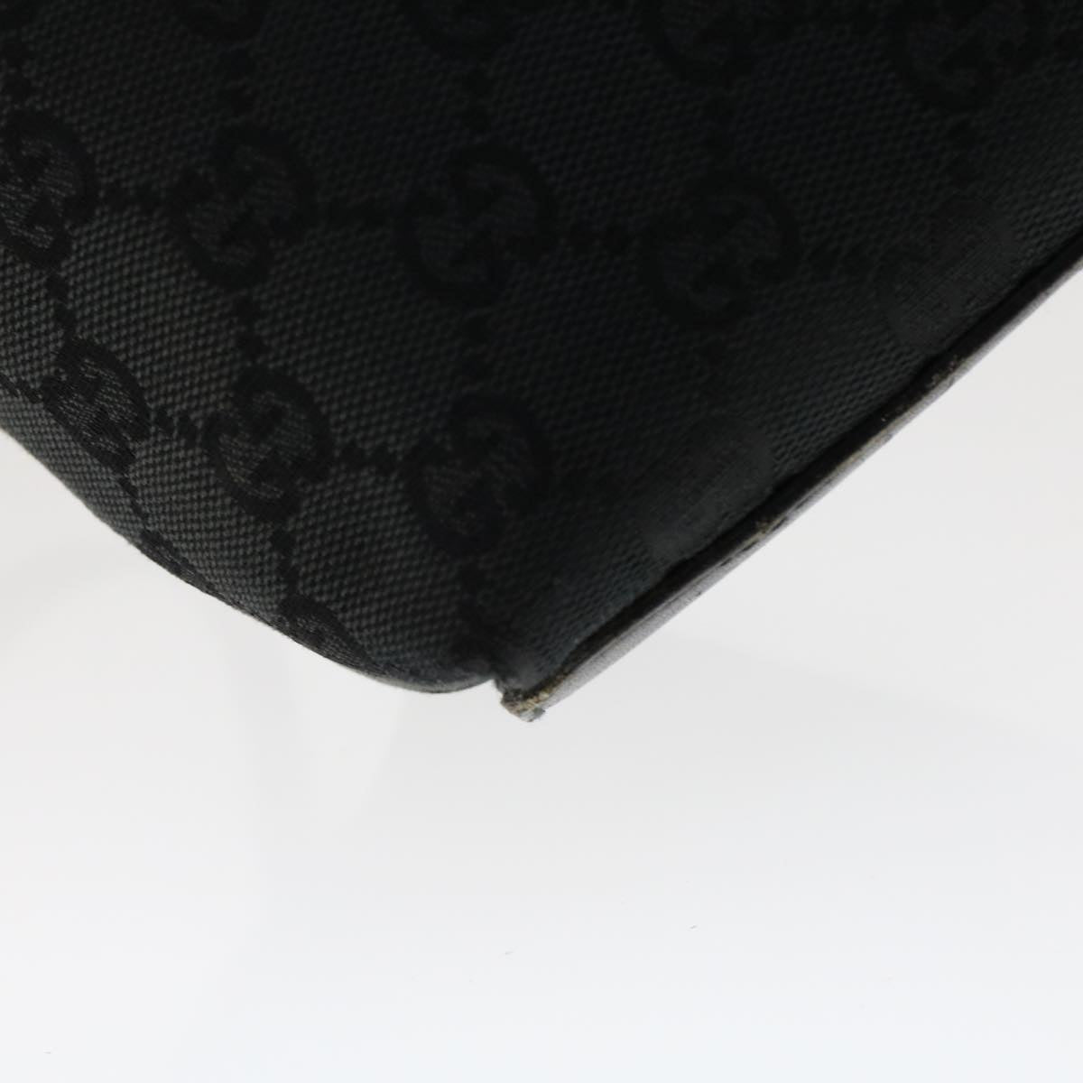 GUCCI GG Canvas Shoulder Bag Black 002•1099 002058 ep1111