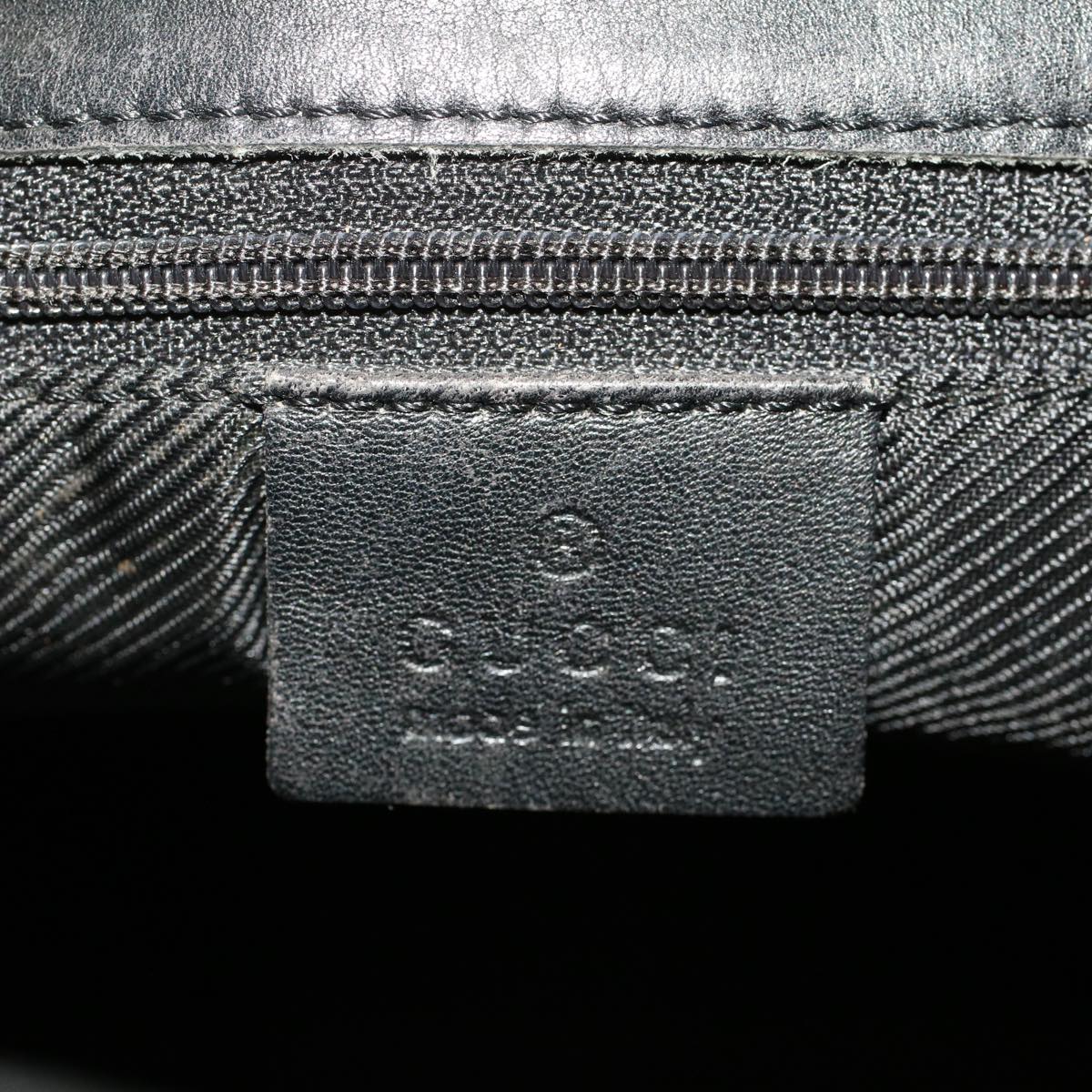 GUCCI GG Canvas Shoulder Bag Black 002•1099 002058 ep1111