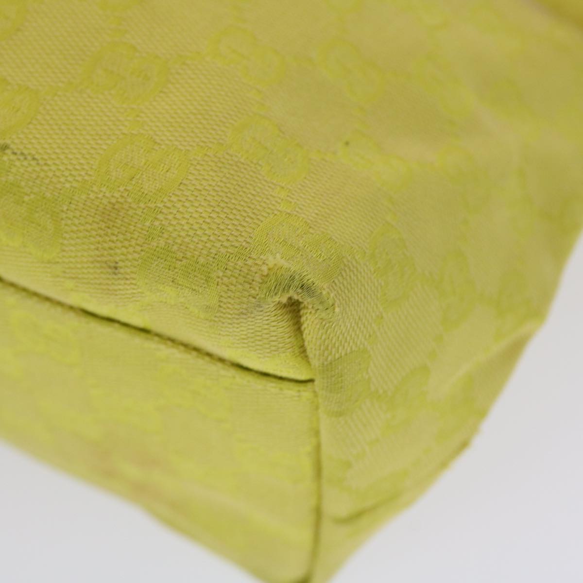 GUCCI GG Canvas Shoulder Bag Yellow ep1117