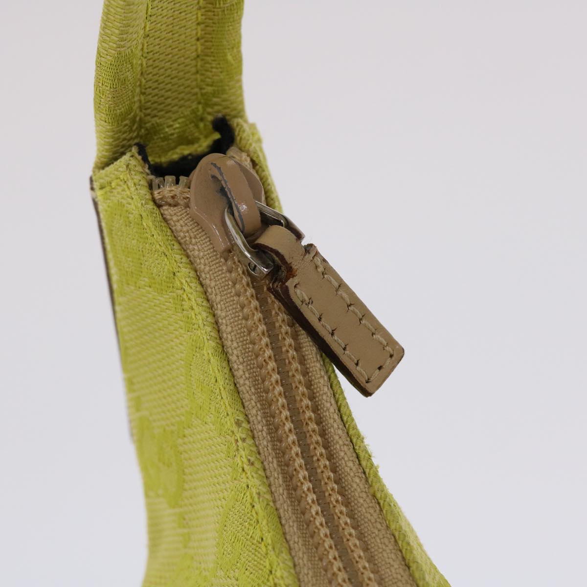 GUCCI GG Canvas Shoulder Bag Yellow ep1117