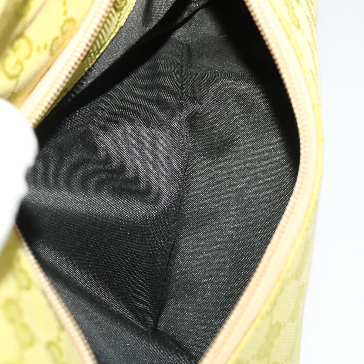 GUCCI GG Canvas Shoulder Bag Yellow ep1117
