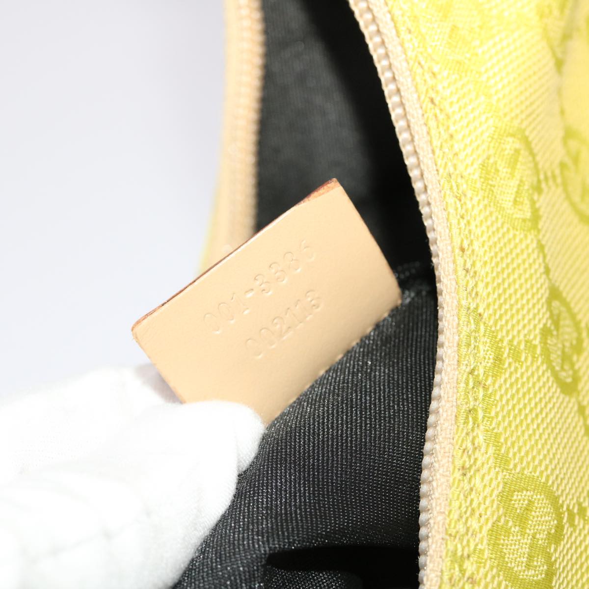 GUCCI GG Canvas Shoulder Bag Yellow ep1117