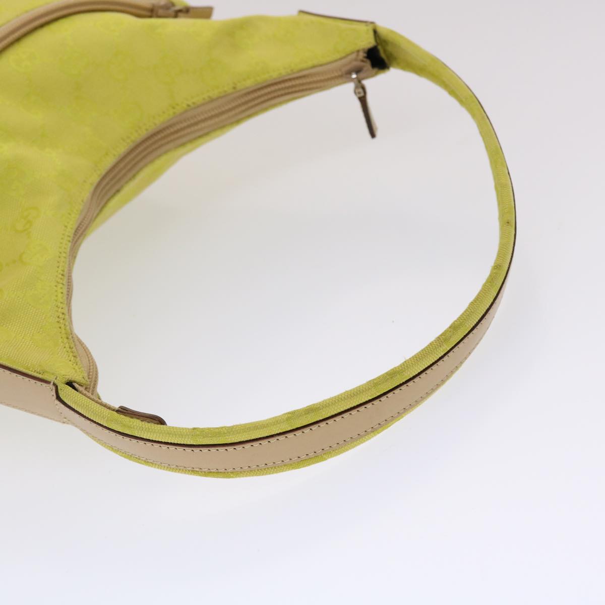 GUCCI GG Canvas Shoulder Bag Yellow ep1117