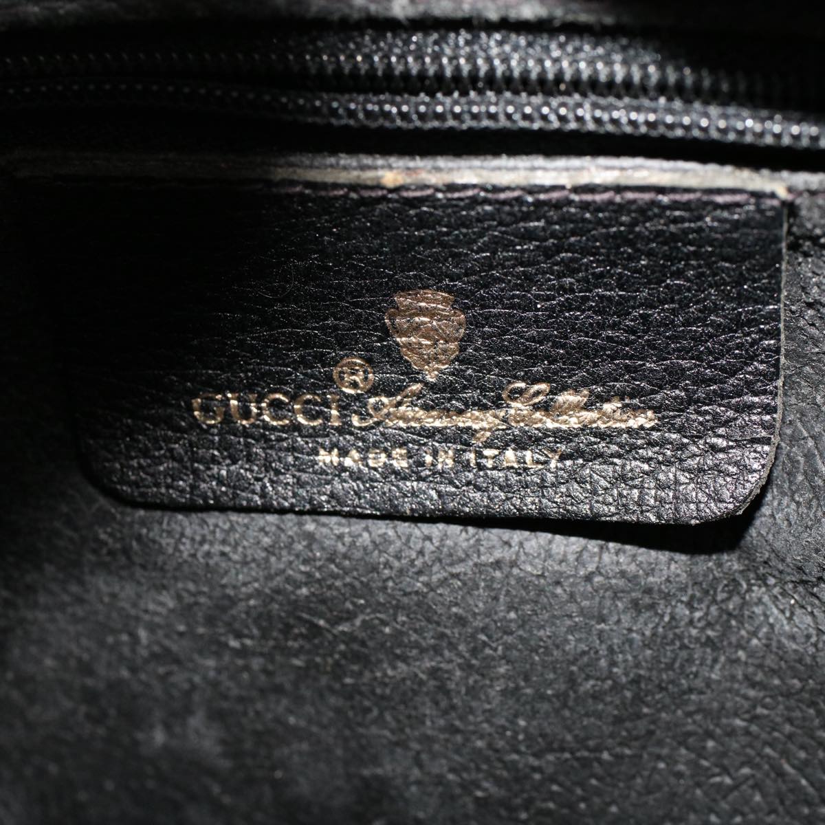 GUCCI GG Canvas Clutch Bag PVC Leather Black 156.02.075 ep1120