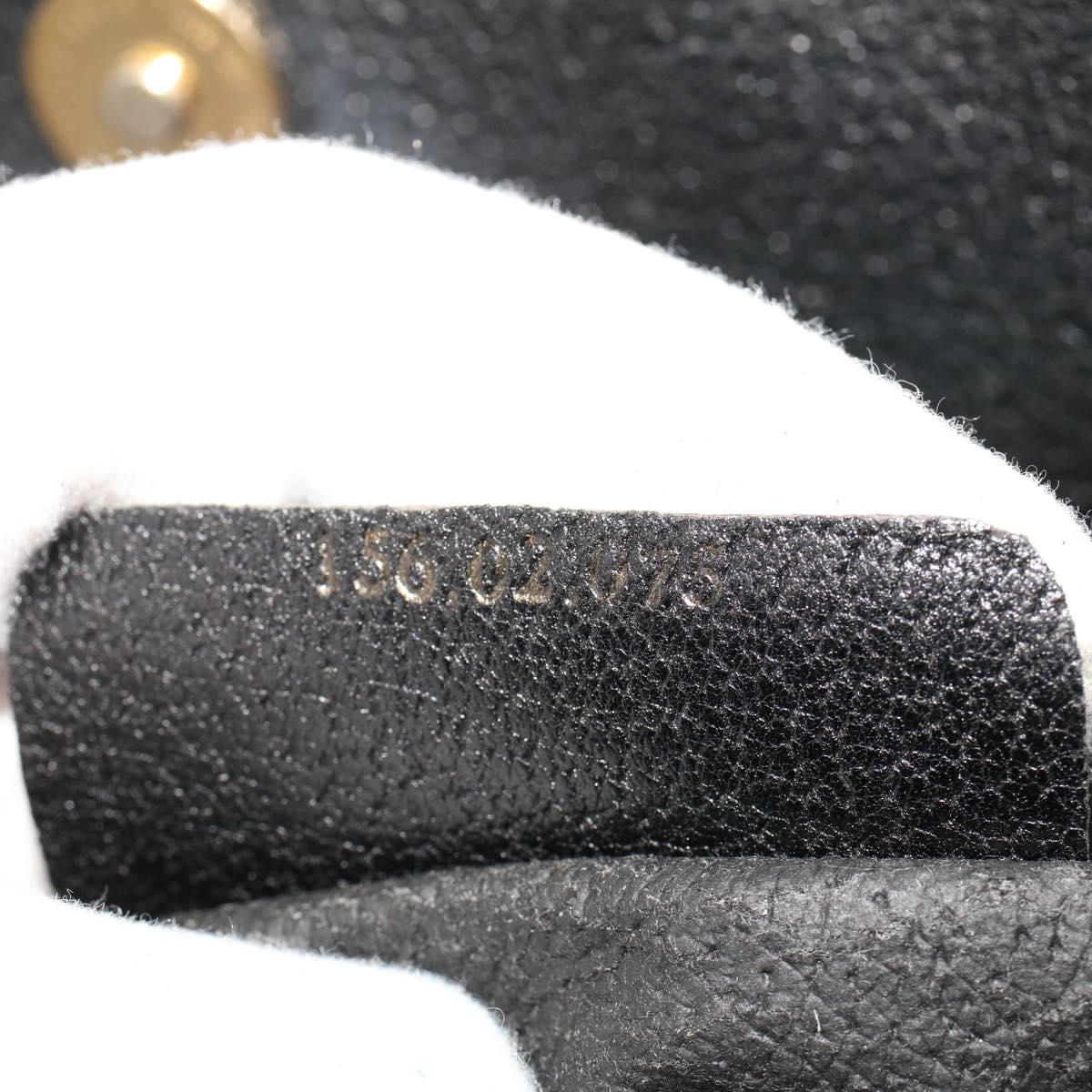 GUCCI GG Canvas Clutch Bag PVC Leather Black 156.02.075 ep1120