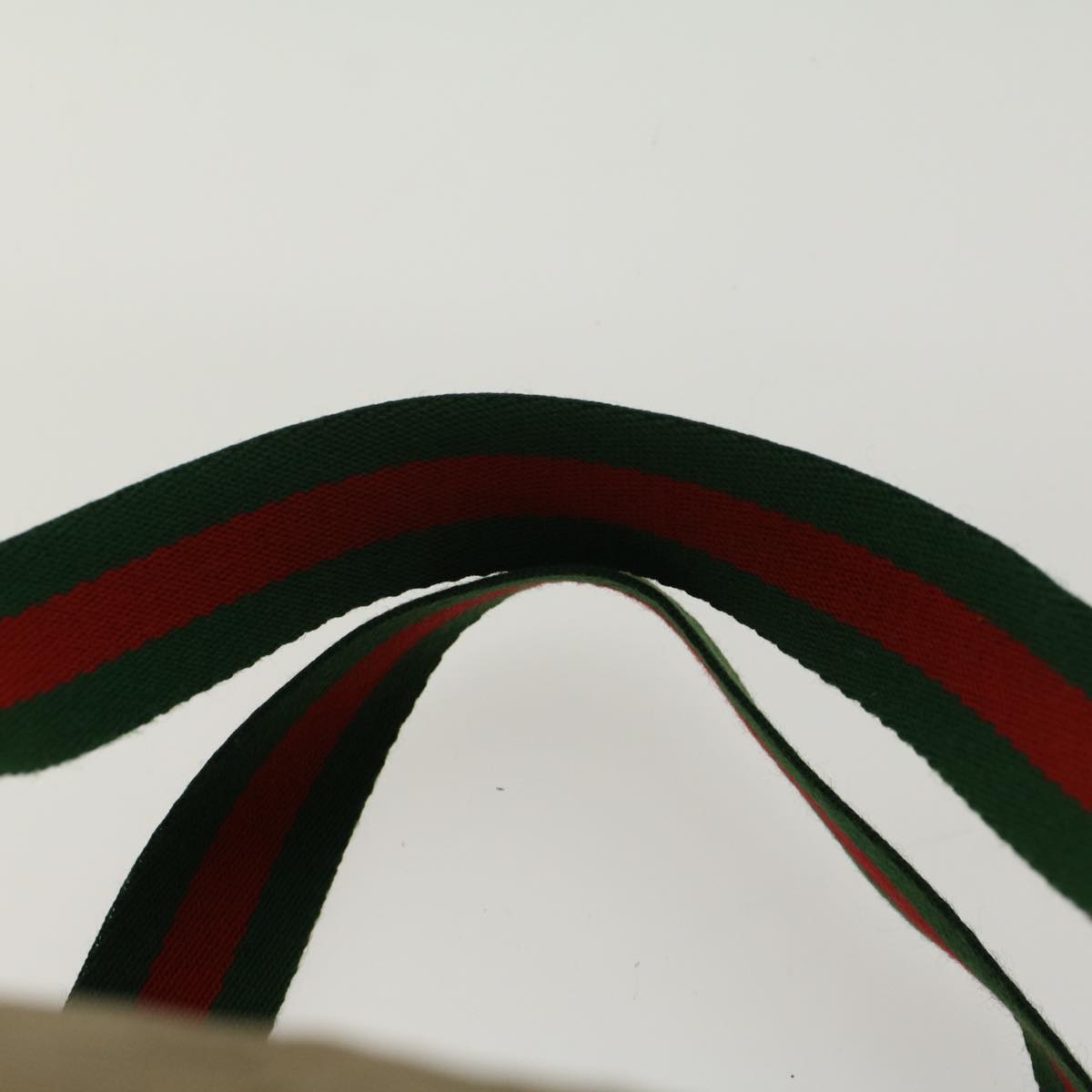 GUCCI Micro GG Canvas Web Sherry Line Boston Bag Beige Red Green ep1122