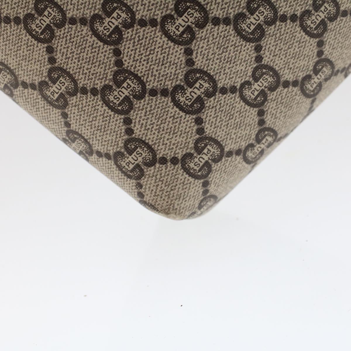 GUCCI GG Plus Canvas Web Sherry Line Tote Bag Beige Red Green ep1126