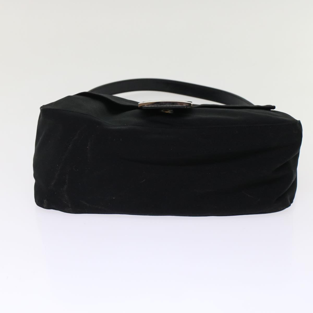 FENDI Mamma Baguette Shoulder Bag Nylon Black ep1157