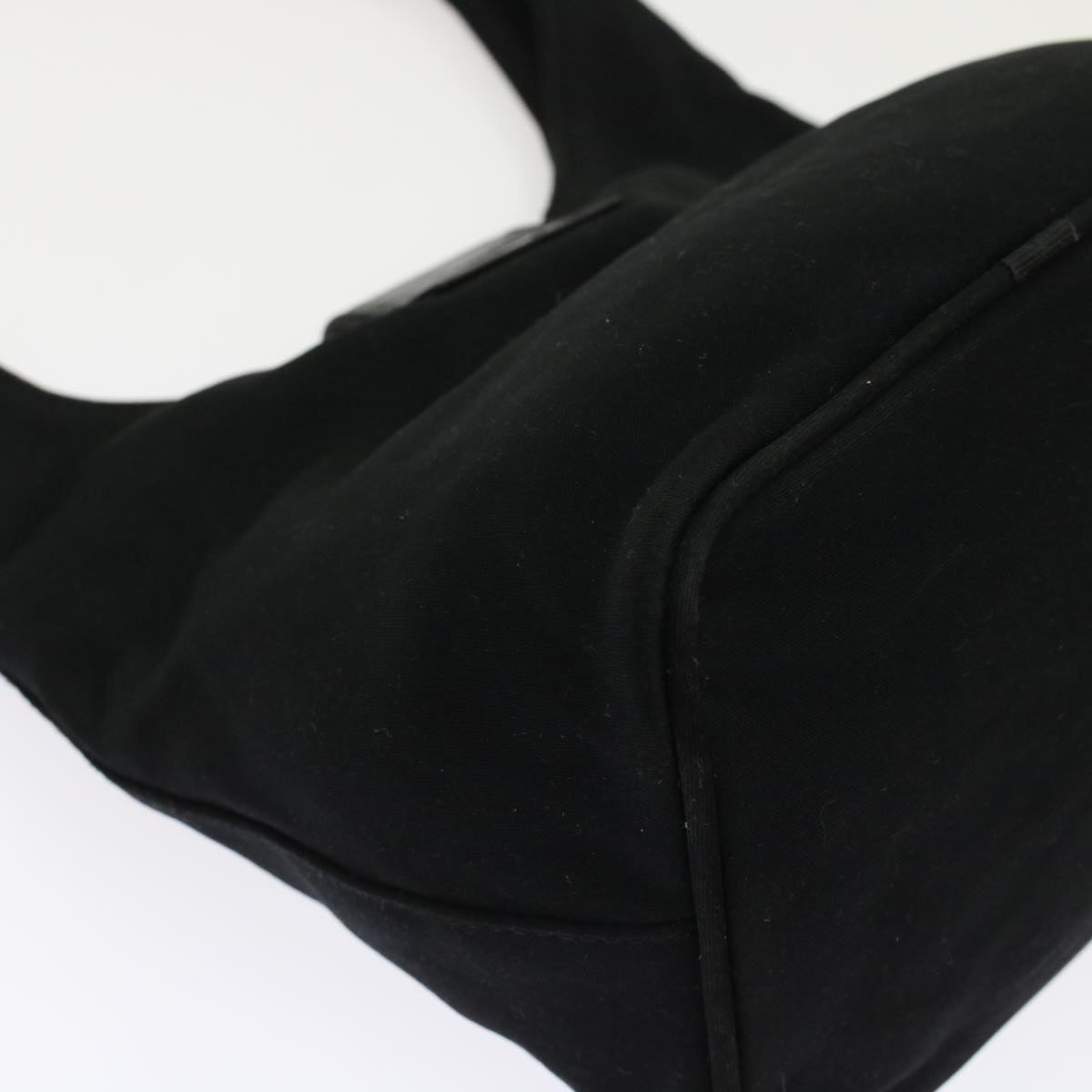 FENDI Mamma Baguette Shoulder Bag Nylon Black ep1158