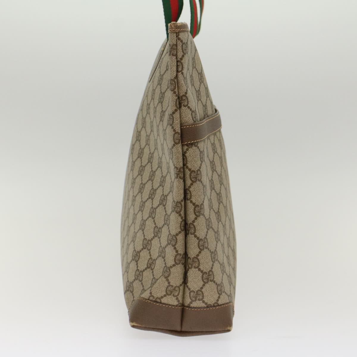 GUCCI GG Canvas Web Sherry Line Shoulder Bag Beige Red Green ep1163