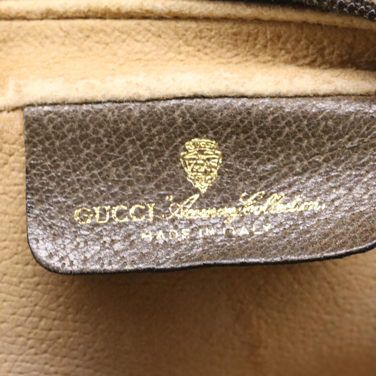 GUCCI GG Canvas Web Sherry Line Clutch Bag Beige Red 22•01•012 ep1227