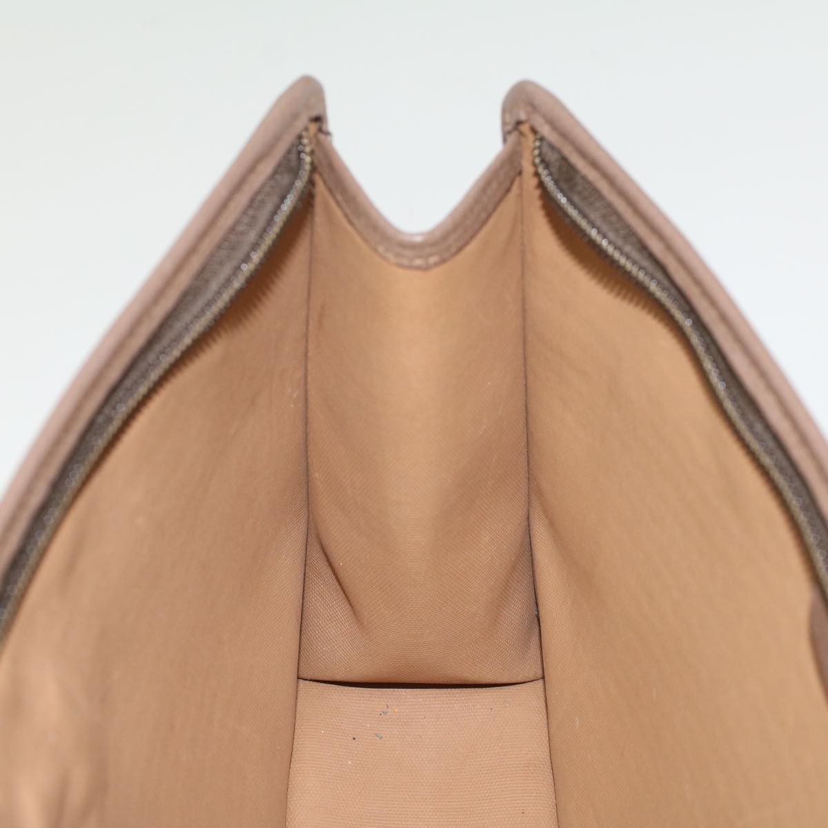 GUCCI GG Canvas Clutch Bag PVC Leather Beige 014-270-6053 ep1244