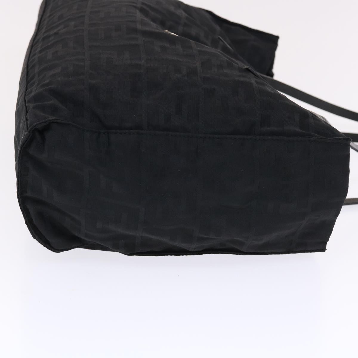 FENDI Zucca Canvas Shoulder Bag Nylon Black ep1271