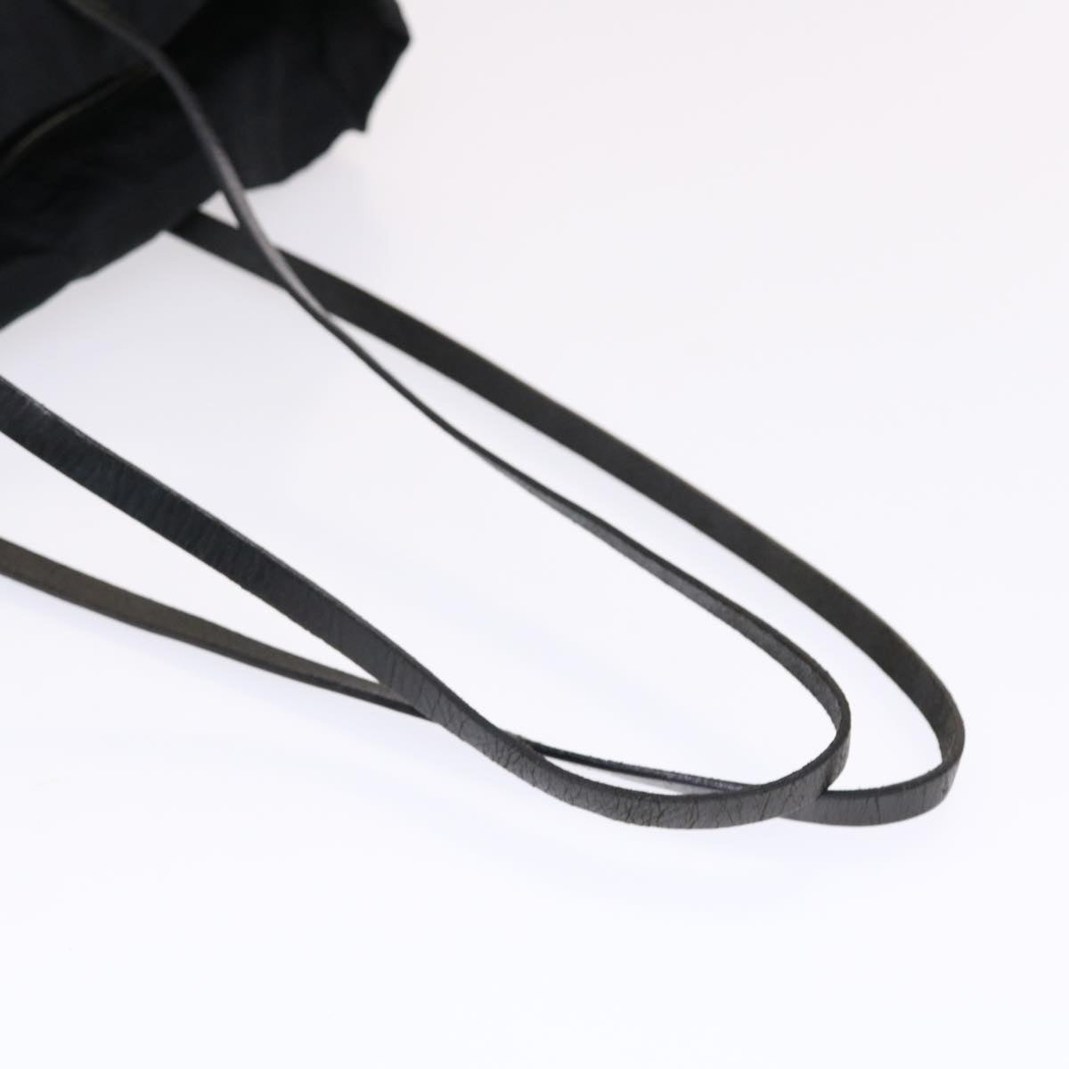 FENDI Zucca Canvas Shoulder Bag Nylon Black ep1271