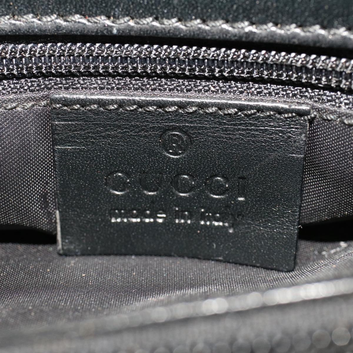 GUCCI Hand Bag Canvas Black 002•1024 1705 ep1338