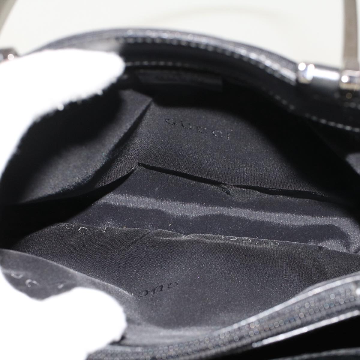 GUCCI Hand Bag Canvas Black 002•1024 1705 ep1338