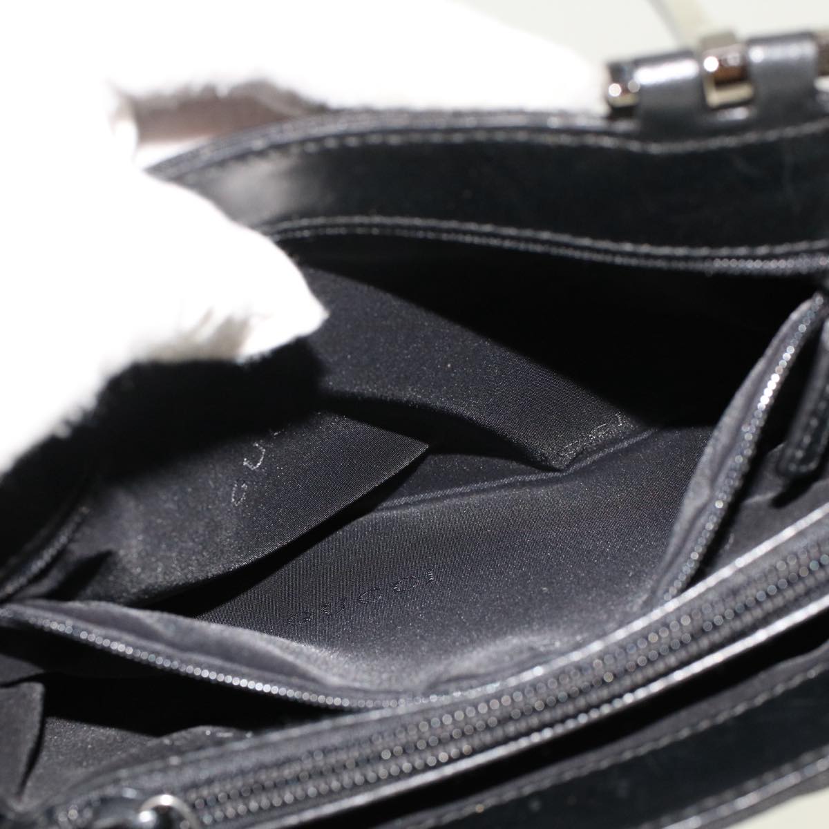 GUCCI Hand Bag Canvas Black 002•1024 1705 ep1338