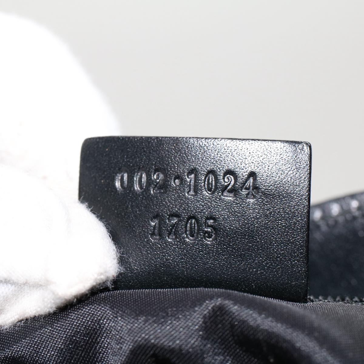 GUCCI Hand Bag Canvas Black 002•1024 1705 ep1338