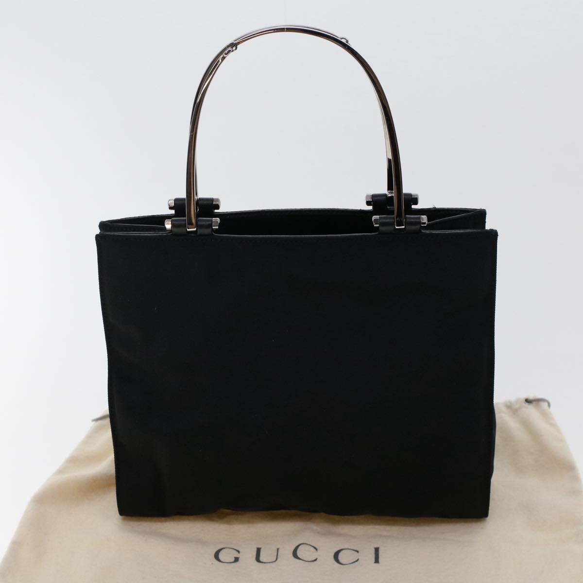 GUCCI Hand Bag Canvas Black 002•1024 1705 ep1338