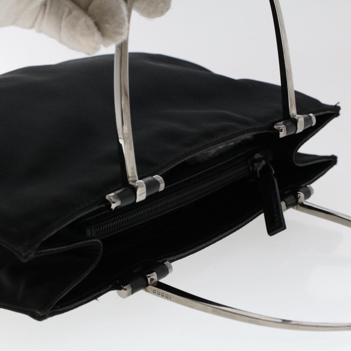 GUCCI Hand Bag Canvas Black 002•1024 1705 ep1338