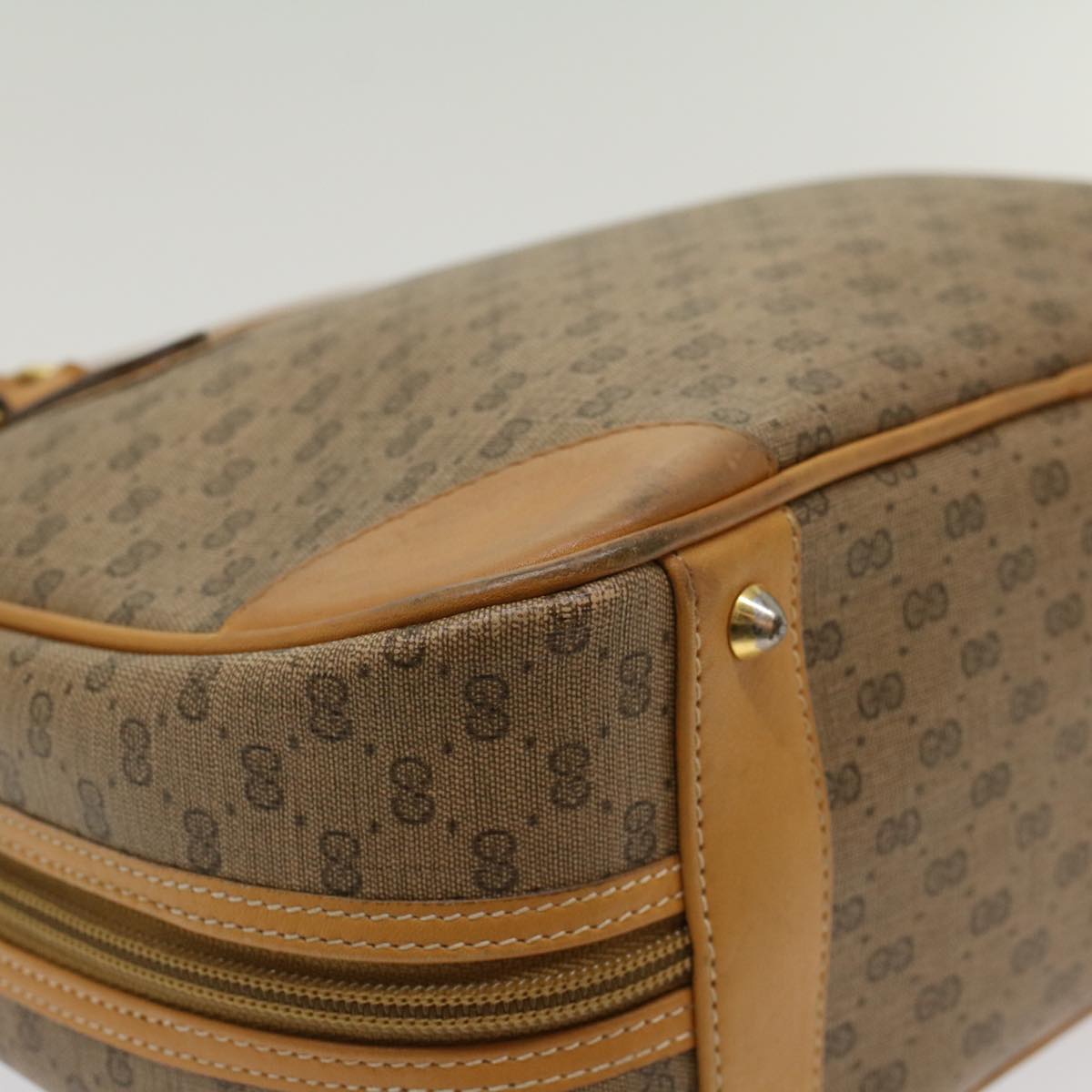 GUCCI Micro GG Canvas Hand Bag Beige 000•104•0030 ep1354