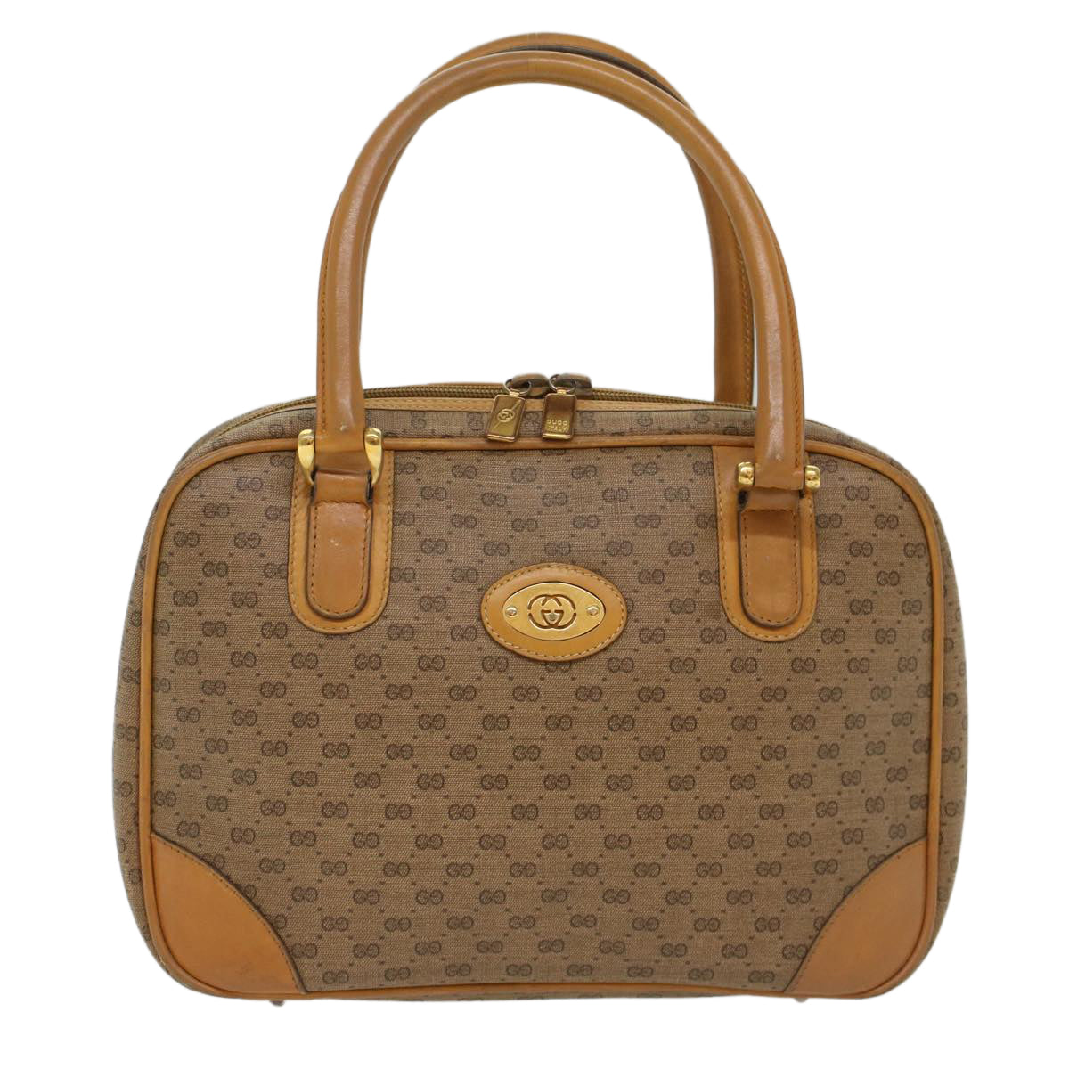 GUCCI Micro GG Canvas Hand Bag Beige 000•104•0030 ep1354