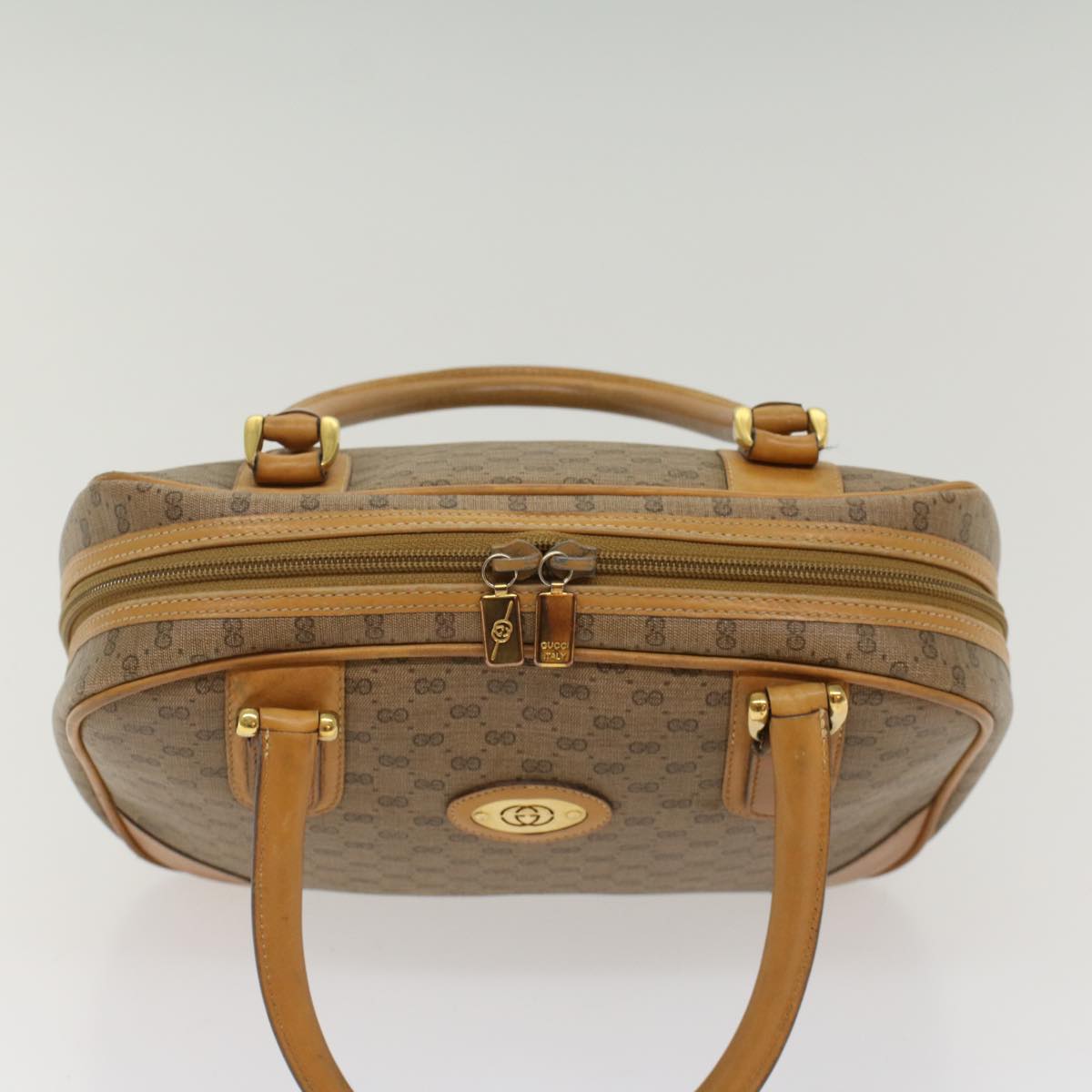 GUCCI Micro GG Canvas Hand Bag Beige 000•104•0030 ep1354