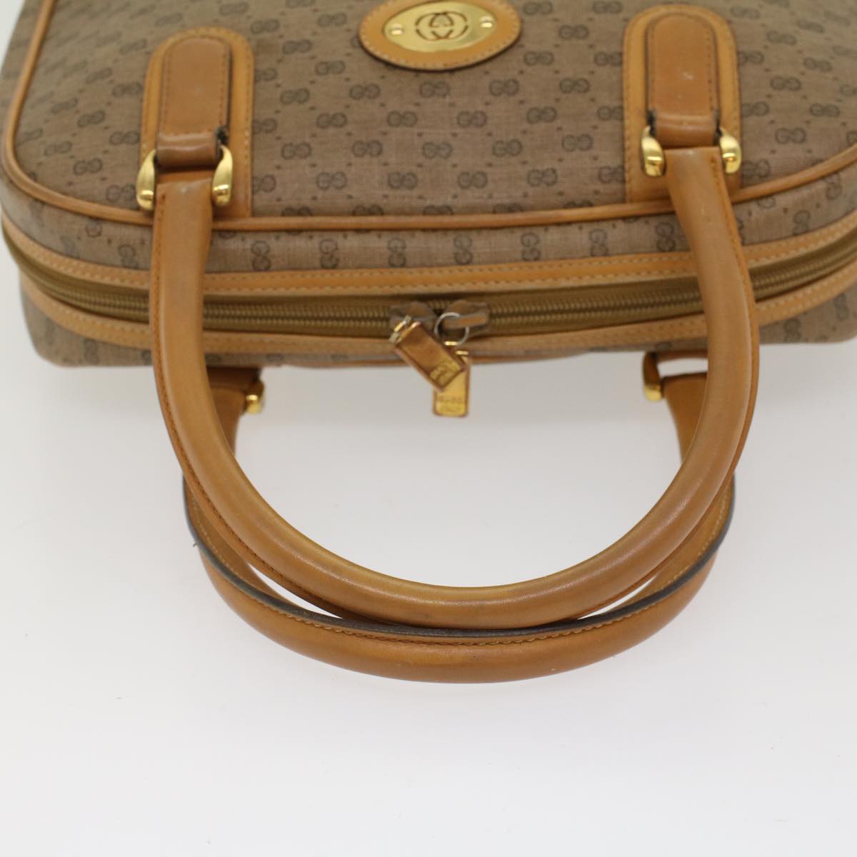 GUCCI Micro GG Canvas Hand Bag Beige 000•104•0030 ep1354
