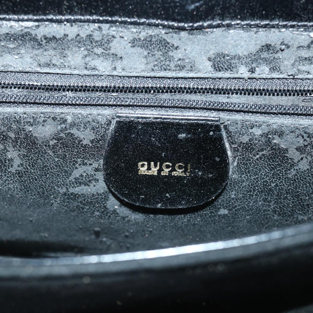 GUCCI Shoulder Bag Suede Black 001•2684•177 ep1357
