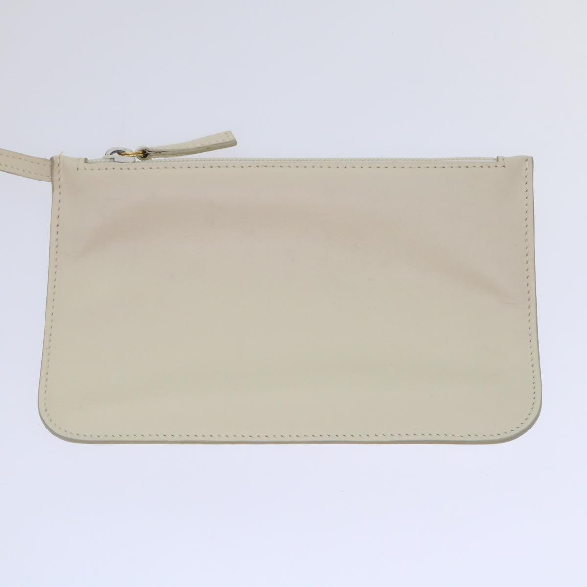 GUCCI Bamboo Shoulder Bag Leather White 001-2113-1880 ep1363