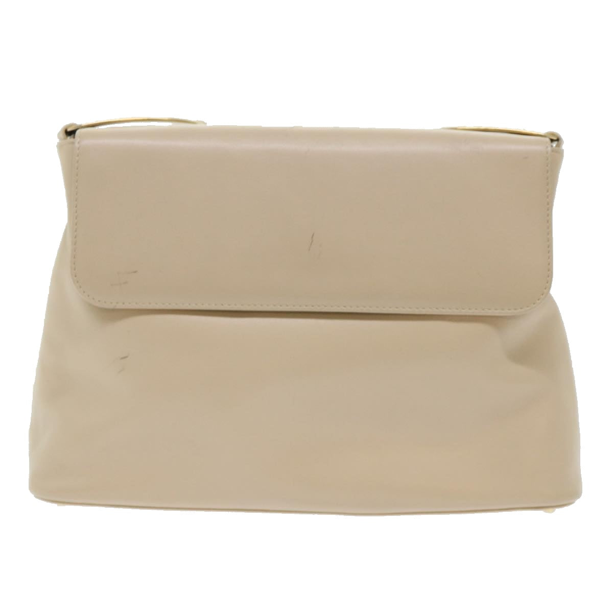GUCCI Shoulder Bag Leather Beige 001•3444•180 ep1364