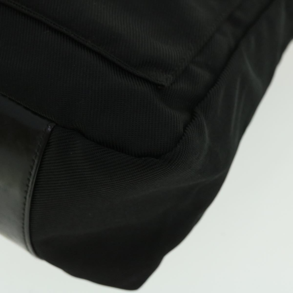 GUCCI Bamboo Shoulder Bag Nylon 2way Black 000•2058•0509•5 ep1372