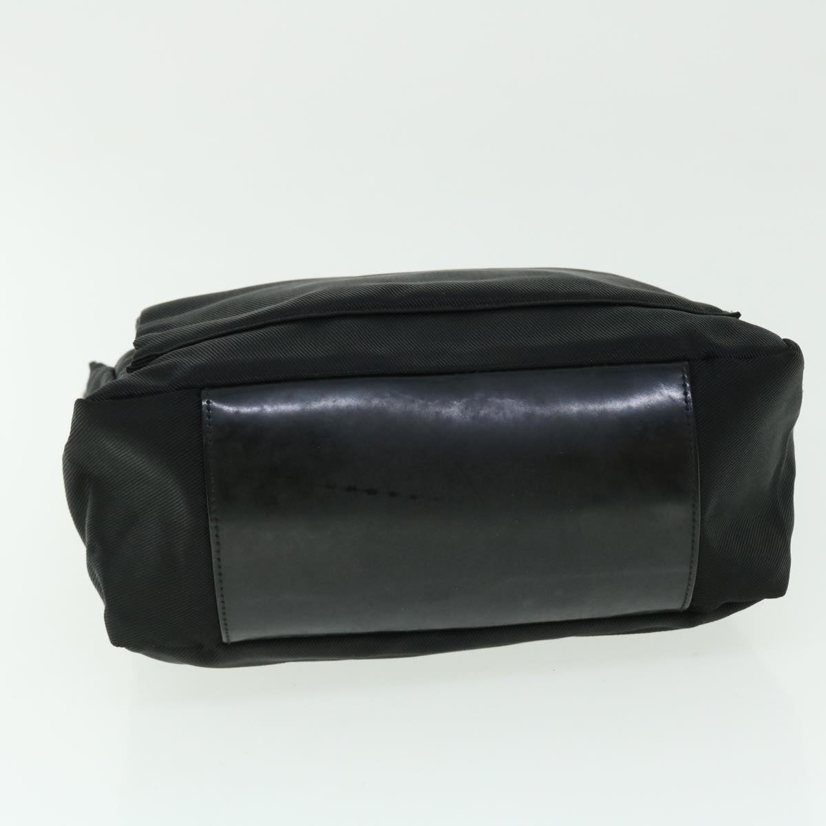 GUCCI Bamboo Shoulder Bag Nylon 2way Black 000•2058•0509•5 ep1372