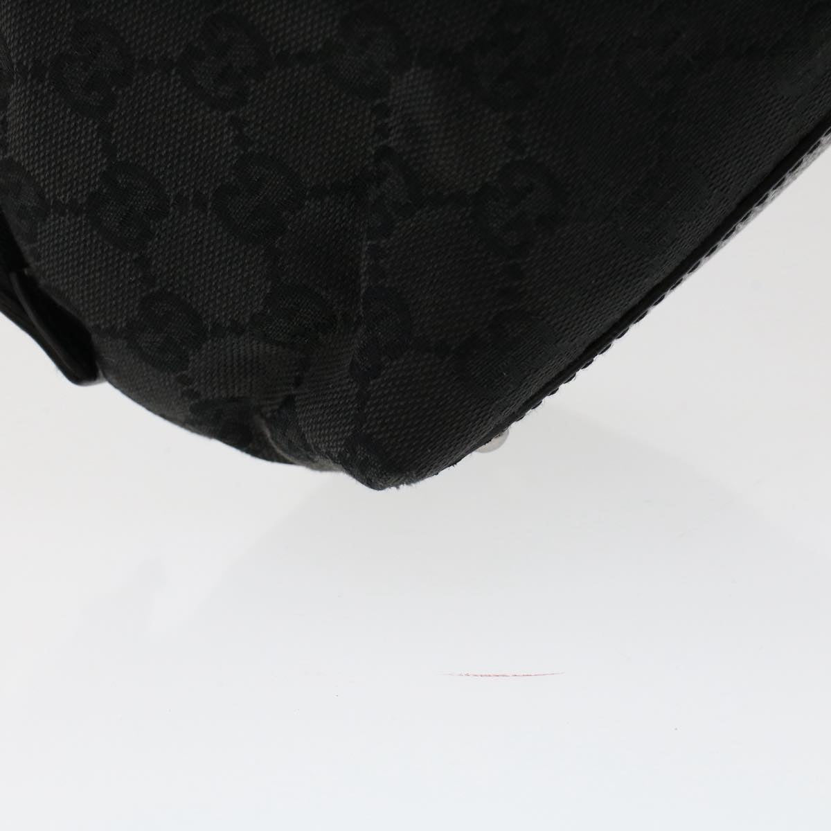 GUCCI GG Canvas Hand Bag Black ep1390