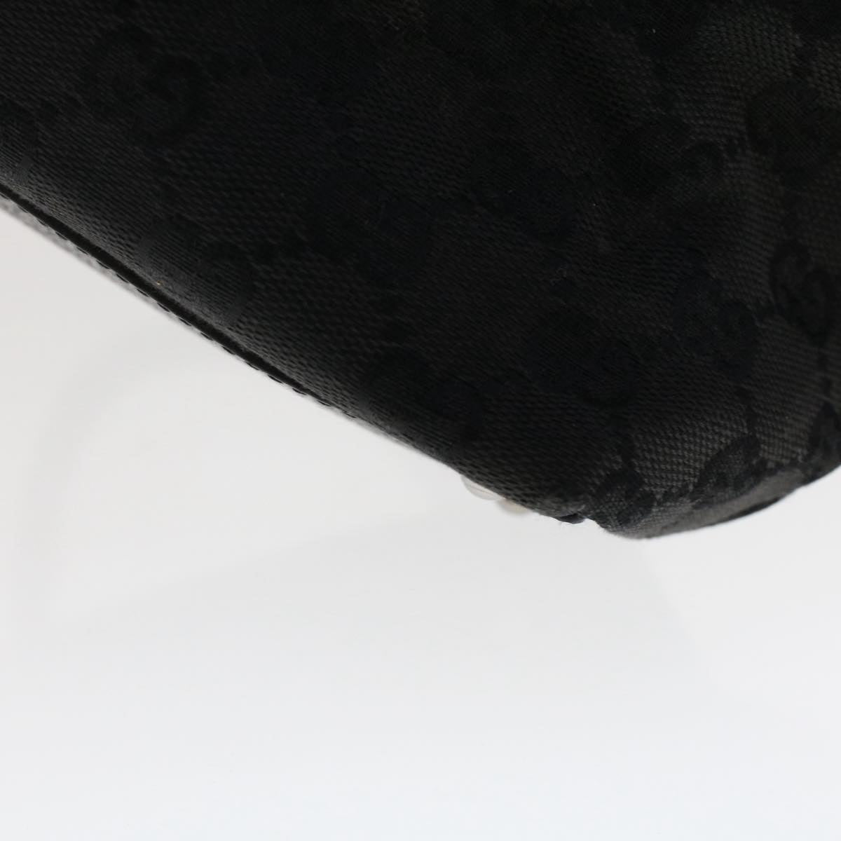 GUCCI GG Canvas Hand Bag Black ep1390