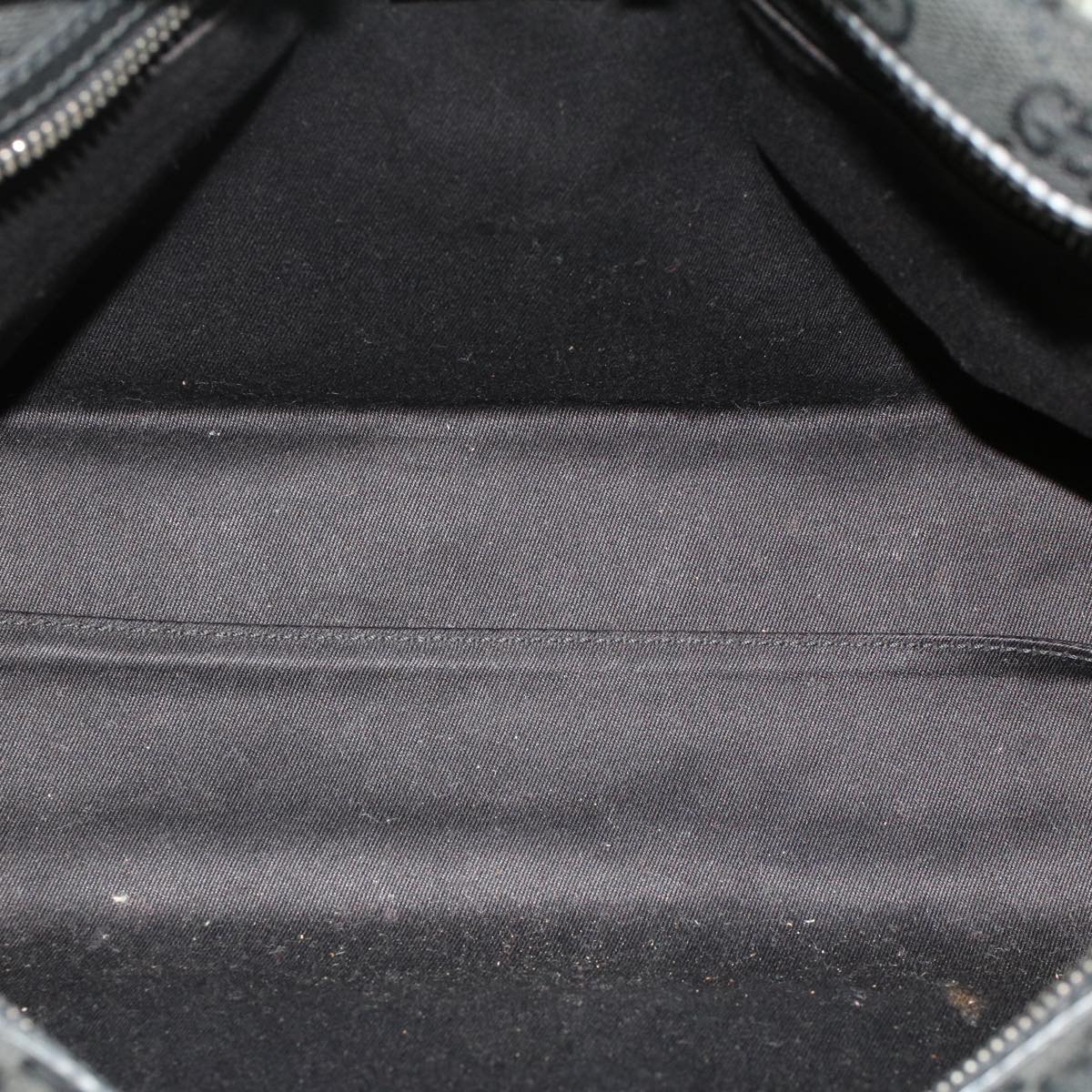 GUCCI GG Canvas Hand Bag Black ep1390
