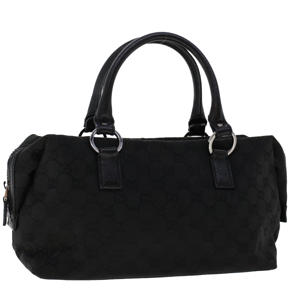 GUCCI GG Canvas Hand Bag Black ep1390