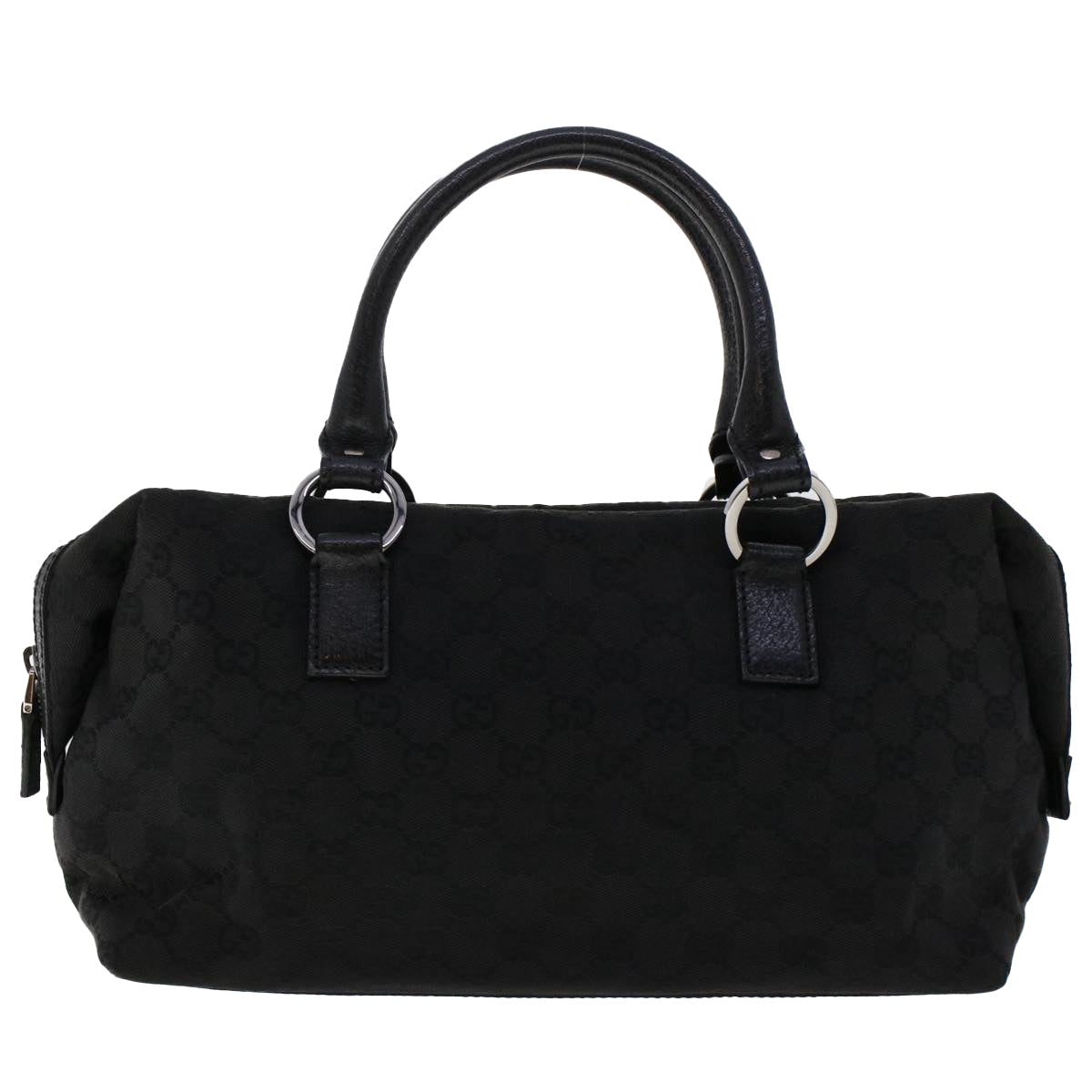 GUCCI GG Canvas Hand Bag Black ep1390