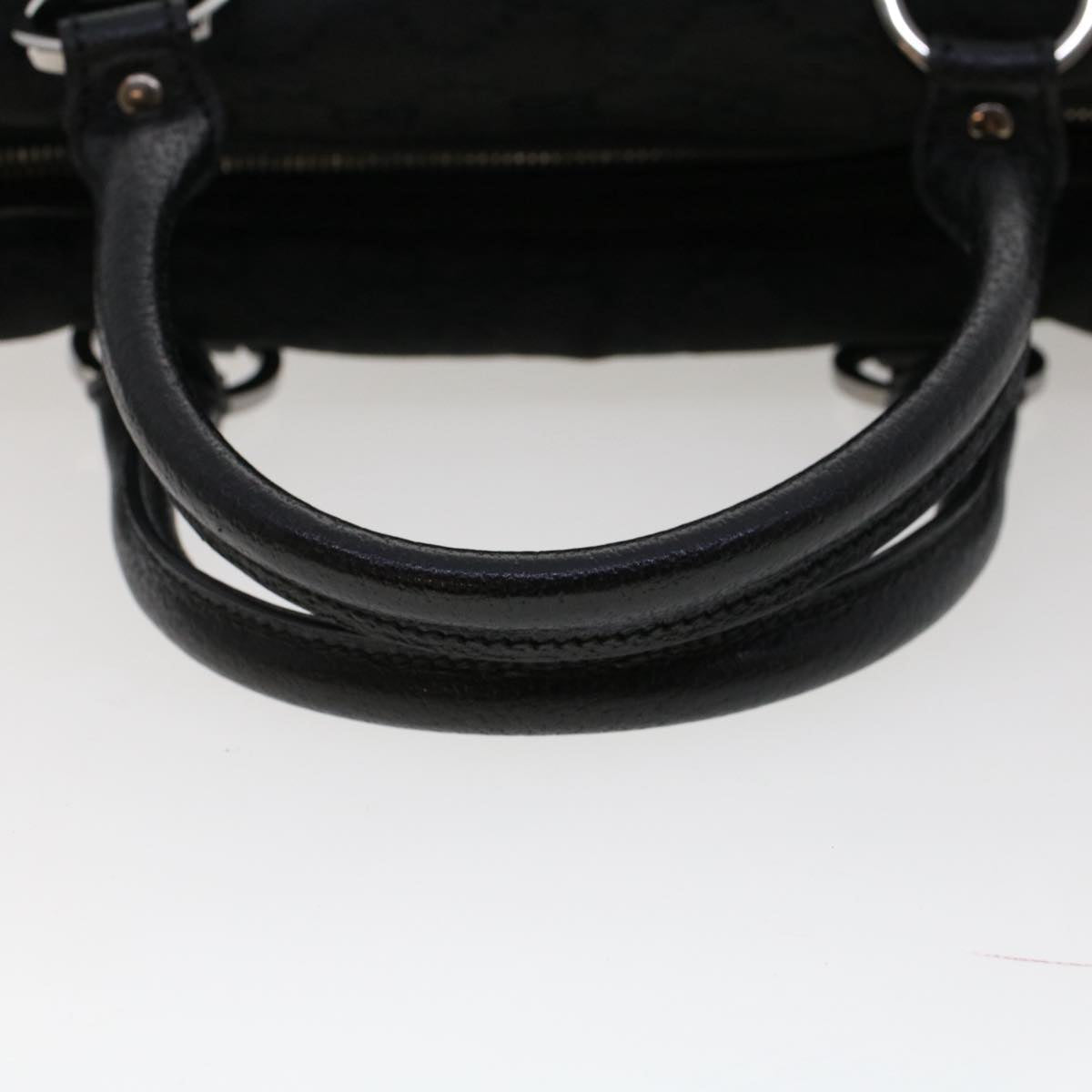 GUCCI GG Canvas Hand Bag Black ep1390