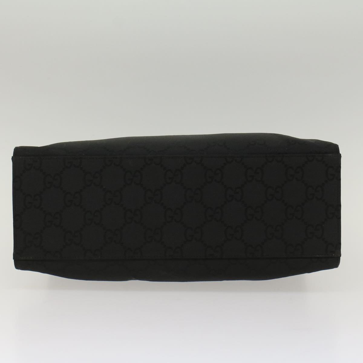 GUCCI GG Canvas Bamboo Hand Bag Black ep1424